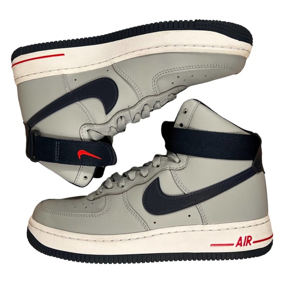 Nike Gray and Navy Sneakers Air Force 1 - Picture 3 of 13